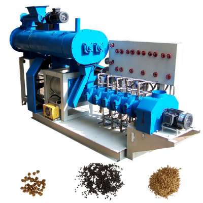 Factory price automatic pet feed extruder/dog food extruder/fish food puffing machine