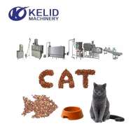 Automatic Dog Cat Fish Food Extruder Machine Equipment Production Line