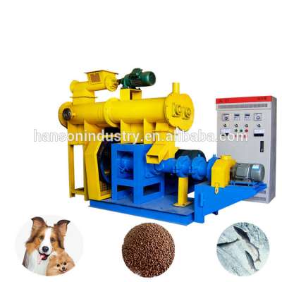 Animal chicken feed pellet machinery dry dog food making machine pet food extruder production line